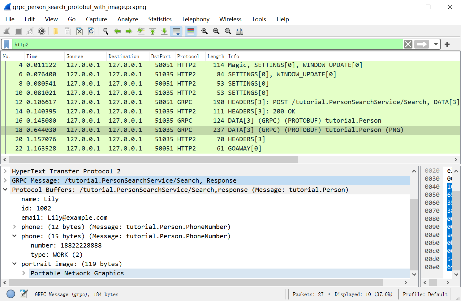 Analyzing GRPC Messages Using Wireshark GRPC Analyzing GRPC Messages Using Wireshark GRPC