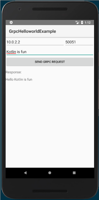 Kotlin Android app example
